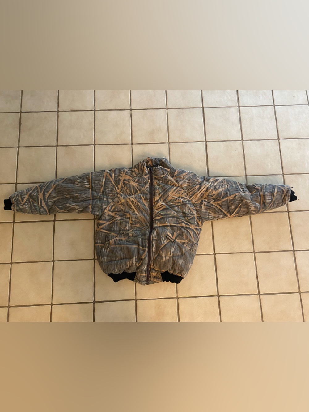 Vintage Remington Camo Utility Jacket in Gray and Brown